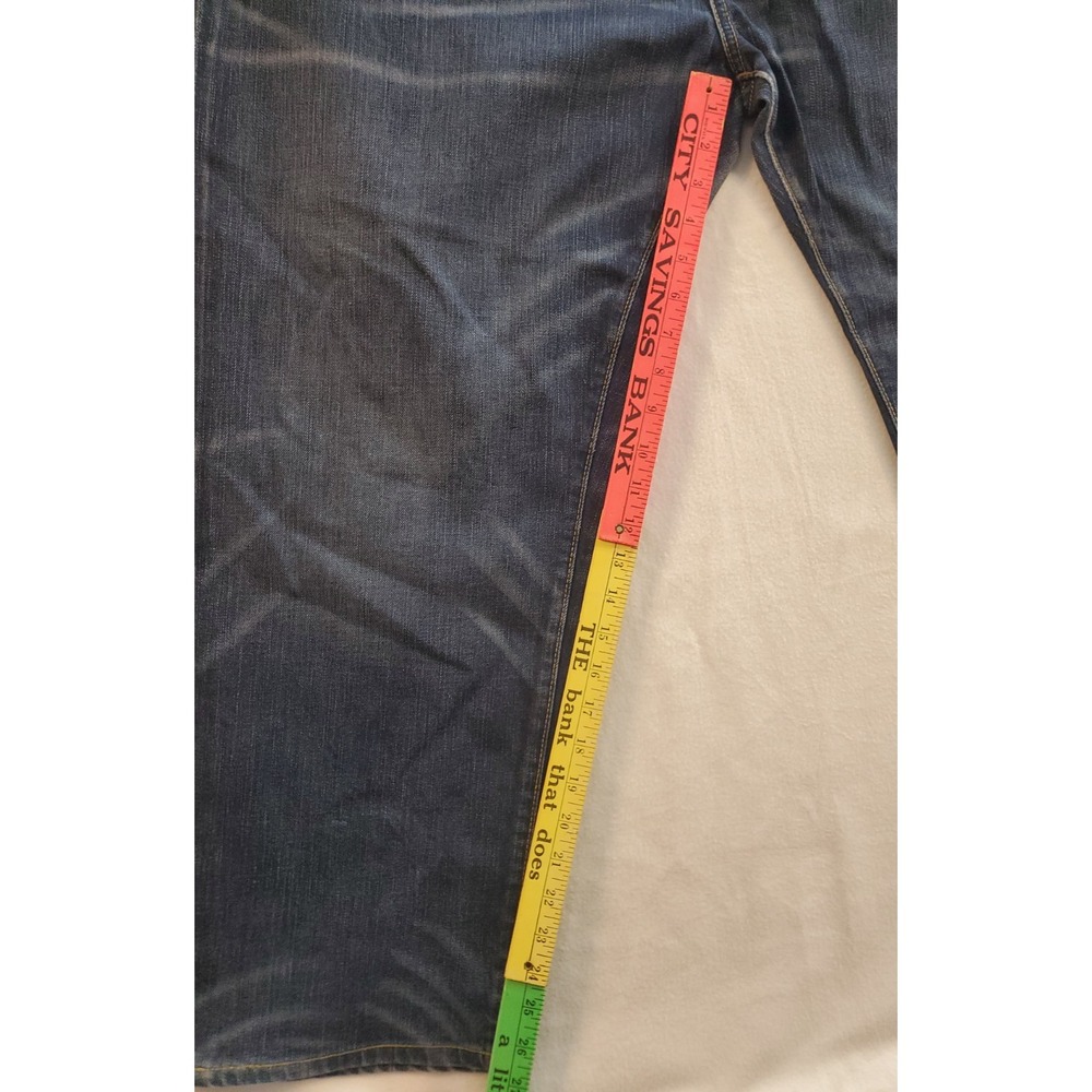 Polo Ralph Lauren Jeans Mens Size 46B x 30 Blue Hampton Straight Measure 46 X 27 - Picture 7 of 12
